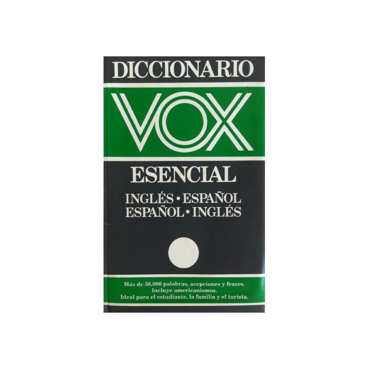 Diccionario esencial inglés-español, español-inglés